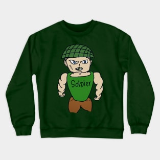 Soldier man Crewneck Sweatshirt